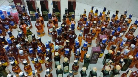 1 Arrested with Local and Foreign Liquors in Agartala